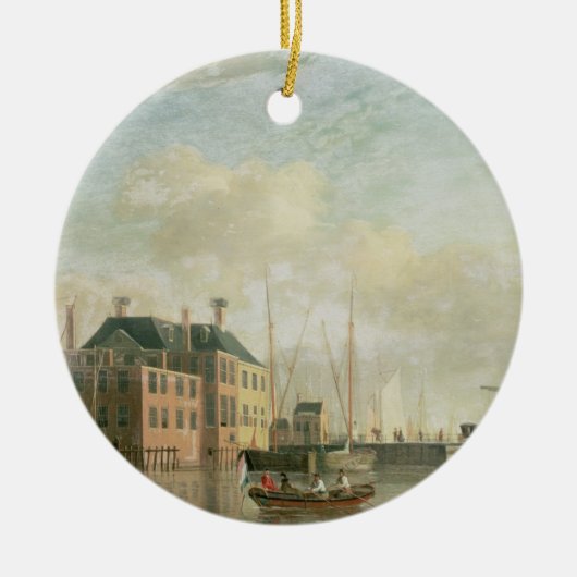 Das Zollamt, Amsterdam Keramikornament (Vorne)