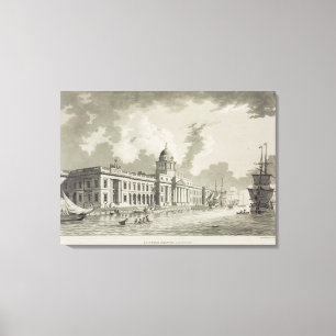 Das Zollamt, Dublin, 1792 (Stich) Leinwanddruck