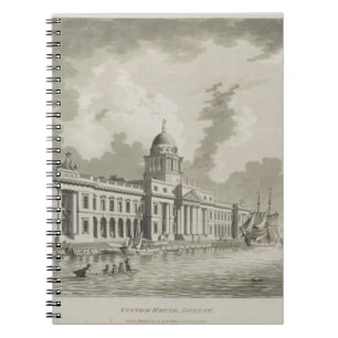 Das Zollamt, Dublin, 1792 (Stich) Notizblock