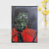 Das Zombie-Gemälde von Alfred Fox Karte (Gelbe Blume)