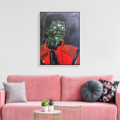 Das Zombie-Gemälde von Alfred Fox Leinwanddruck (Insitu (Wohnzimmer))