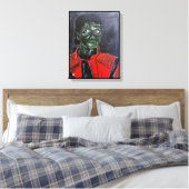 Das Zombie-Gemälde von Alfred Fox Leinwanddruck (Insitu (Schlafzimmer))