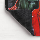 Das Zombie-Gemälde von Alfred Fox Mousepad (Ecke)