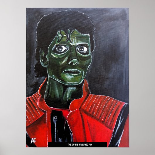 Das Zombie-Gemälde von Alfred Fox Poster (Vorne)