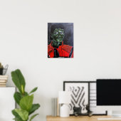 Das Zombie-Gemälde von Alfred Fox Poster (Heimbüro)