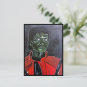 Das Zombie-Gemälde von Alfred Fox Postkarte (Stehend Vorderseite)