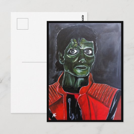 Das Zombie-Gemälde von Alfred Fox Postkarte (Vorne/Hinten)