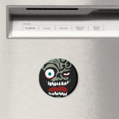 Das Zombie-Gesicht des Untergangs Magnet (In Situ (Geschirrspüler))