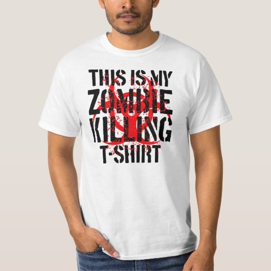 Das Zombie-Tötungs-T-Shirt T-Shirt (Vorderseite)