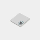 Das Zoomie Time Black Lab Post-it Klebezettel (angewinkelt)