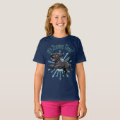 Das Zoomie Time Black Lab T-Shirt (Vorne ganz)