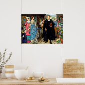 Das Zufallstreffen um 1907 von Kate Elizabeth Bunc Poster (Küche)