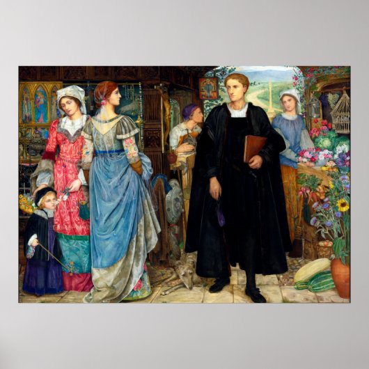 Das Zufallstreffen um 1907 von Kate Elizabeth Bunc Poster (Vorne)