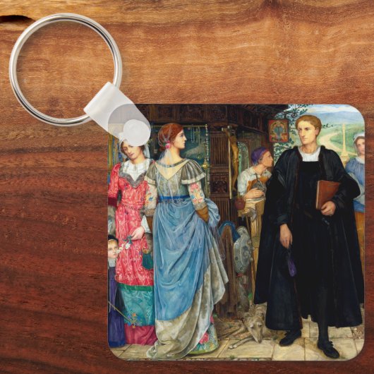 Das Zufallstreffen um 1907 von Kate Elizabeth Bunc Schlüsselanhänger (Vorderseite)