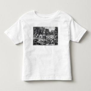 Das Zuhause des Pioniers auf der Western-Grenze Kleinkind T-shirt