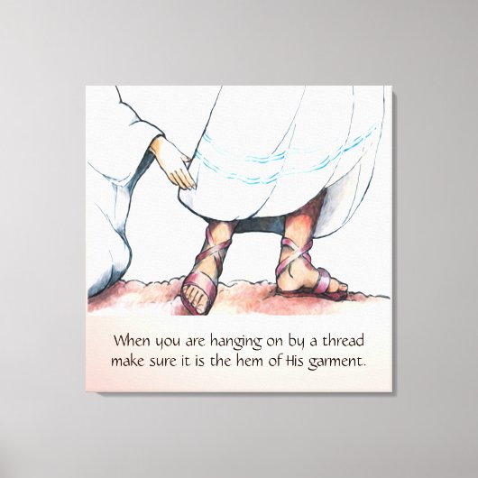 Das Zuhause seiner Kleidung Leinwanddruck (Vorderseite)