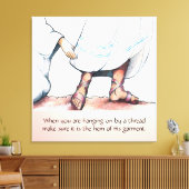 Das Zuhause seiner Kleidung Leinwanddruck (Insitu (Wohnzimmer))