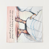 Das Zuhause seiner Kleidung Wandteppich (Vorderseite (Horizontal))