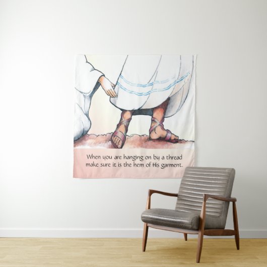 Das Zuhause seiner Kleidung Wandteppich (Beispiel)