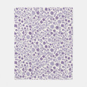 Das Zuhause Studio Lavendel Bloom Fleecedecke (Vorderseite)