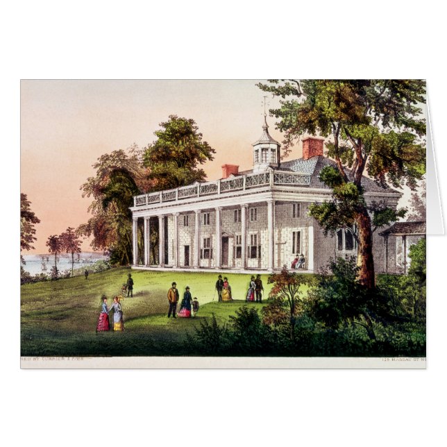 Das Zuhause von George Washington (Vorderseite (Horizontal))