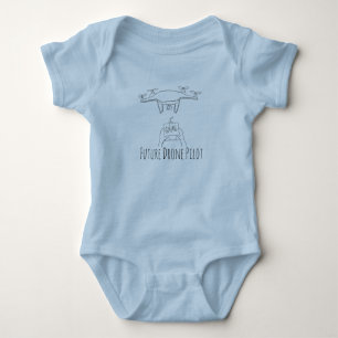 Das zukünftige Drohne-Pilotbaby onsie Baby Strampler