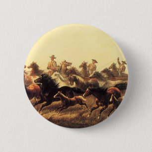 Das Zureiten wilder Pferde von James Walker Button
