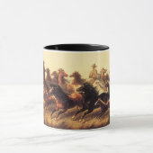 Das Zureiten wilder Pferde von James Walker Tasse (Zentrum)