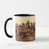 Das Zureiten wilder Pferde von James Walker Tasse (Links)