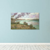 Das Zusammenspiel von Seine und Marne in Ivry Leinwanddruck (Insitu (Holzboden))