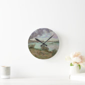 Das Zusammenströmen der Seines und des Marnes bei Runde Wanduhr (Zuhause)