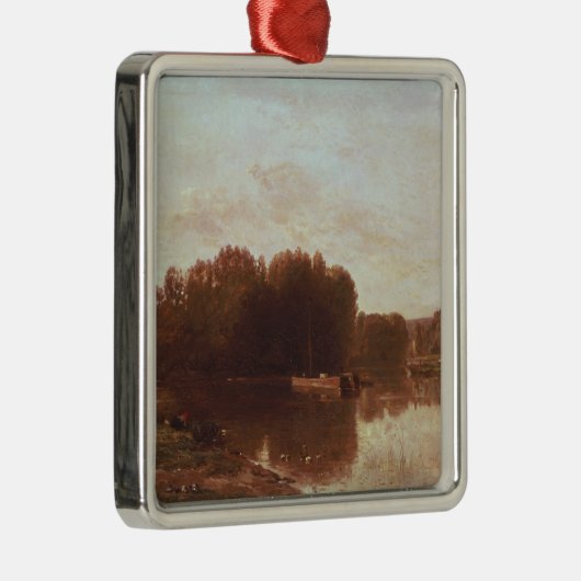 Das Zusammenströmen Ornament Aus Metall (Rechts)