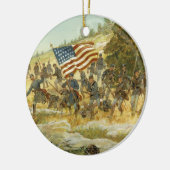 Das zwanzigste Maine durch H. Charles McBarron Keramik Ornament (Links)