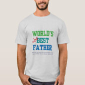 Das zweitbeste Verse der Vater-Bibel T-Shirt (Vorderseite)