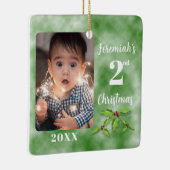 Das zweite Weihnachtsfest des Fotos Keramikornament (Rechts)