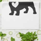 Daschund Copy Copy Copy Copy Copy Copy Geschirrtuch (Gefaltet)