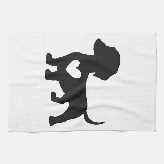 Daschund Copy Copy Copy Copy Copy Copy Geschirrtuch (Horizontal)