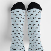 Daschund Dogs Pattern Socken (Oben)