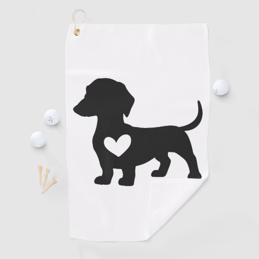 Daschund golfhandtuch (Insitu)