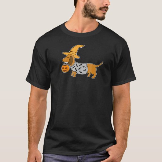 Daschund Halloween Shirt (Vorderseite)