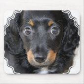 Daschund Hündchen-Mausunterlage Mousepad (Vorne)