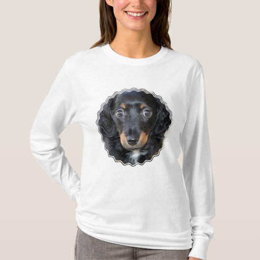 Daschund HündchenHoodie T-Shirt (Vorderseite)