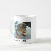 Daschund Kaffee-Tasse Kaffeetasse (Vorderseite Links)