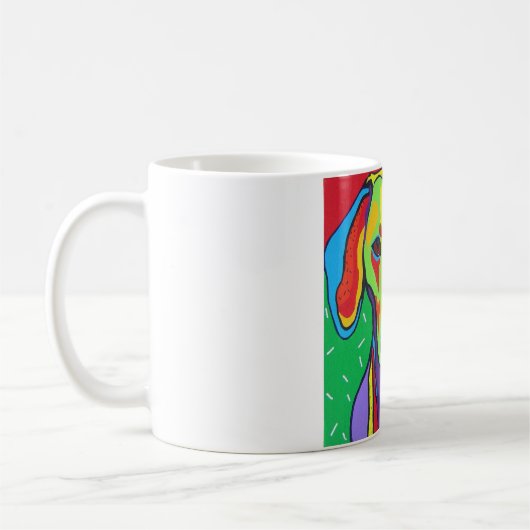 Daschund Kaffeetasse (Links)