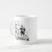 Daschund Kaffeetasse (Vorderseite Links)