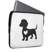 Daschund laptopschutzhülle (Vorne Rechts)