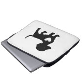 Daschund laptopschutzhülle (Vorne Knopf)