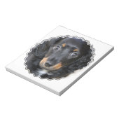 Daschund Puppy Dog Notepad Notizblock (Rotiert)