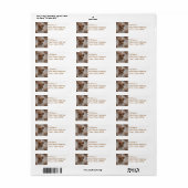 Daschund Rescue Mailing Label (Vorne)