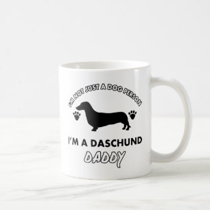 Daschund Vater-Hundevati Kaffeetasse
